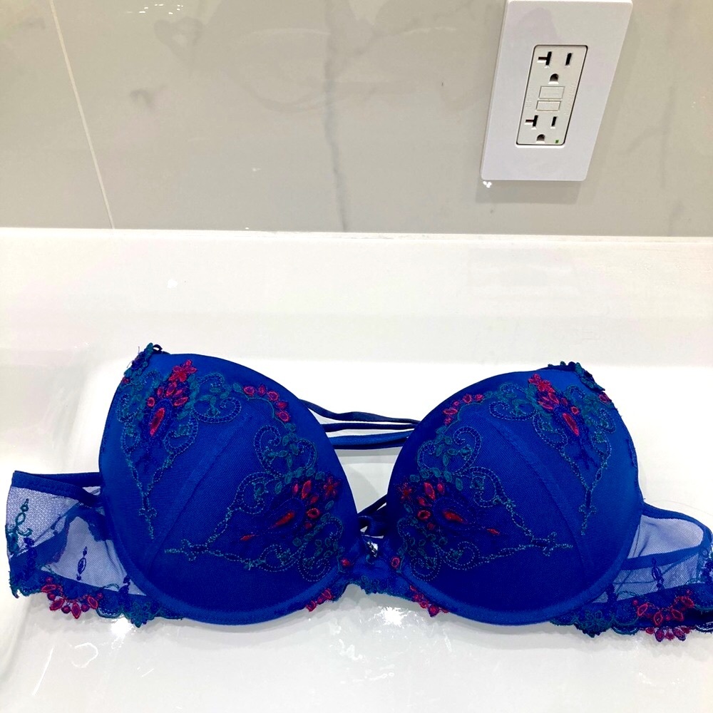 Lise Charmel Royal Sapphire BH 38 D And Lg Thong.
